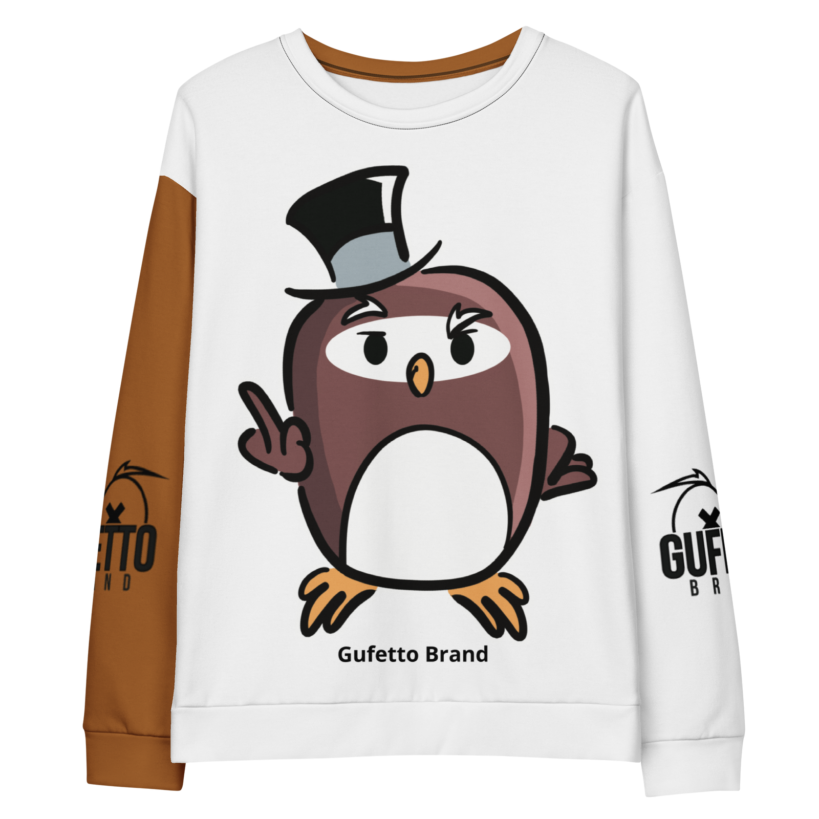 Felpa unisex Uomo/Donna GUFETTO FUCK - Gufetto Brand