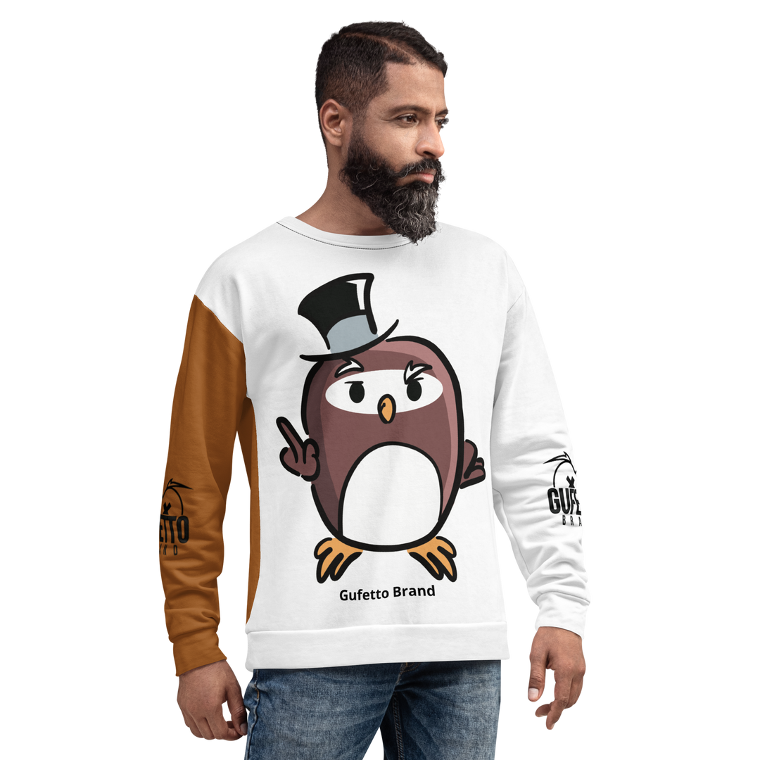 Felpa unisex Uomo/Donna GUFETTO FUCK - Gufetto Brand