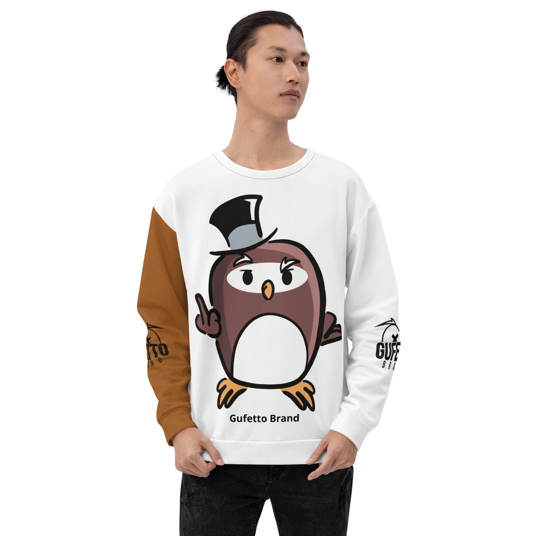 Felpa unisex Uomo/Donna GUFETTO FUCK - Gufetto Brand