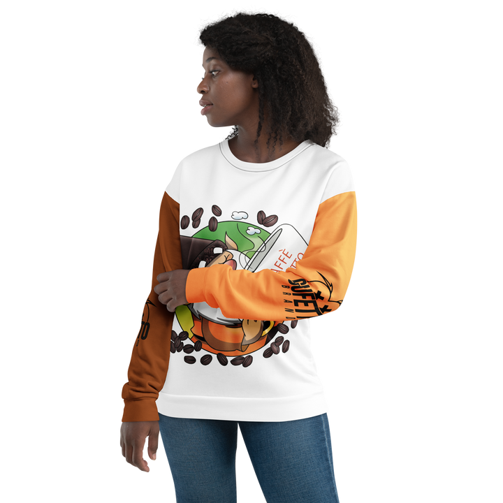 Felpa unisex Uomo/Donna CAFFEOLO 2 - Gufetto Brand