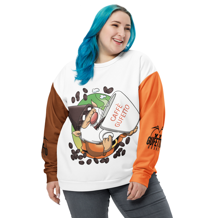 Felpa unisex Uomo/Donna CAFFEOLO 2 - Gufetto Brand