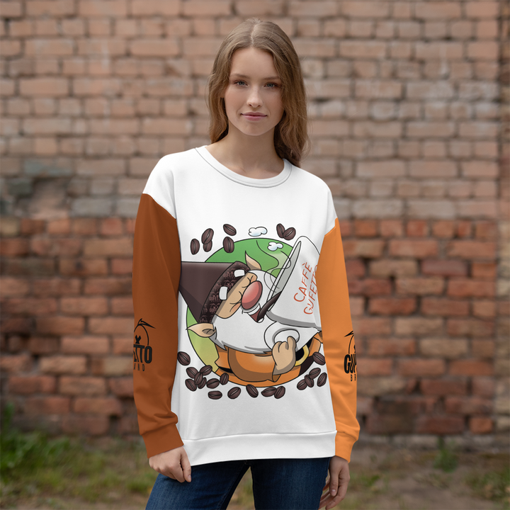 Felpa unisex Uomo/Donna CAFFEOLO 2 - Gufetto Brand