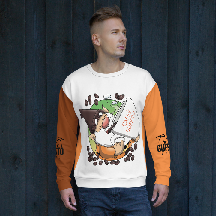 Felpa unisex Uomo/Donna CAFFEOLO 2 - Gufetto Brand