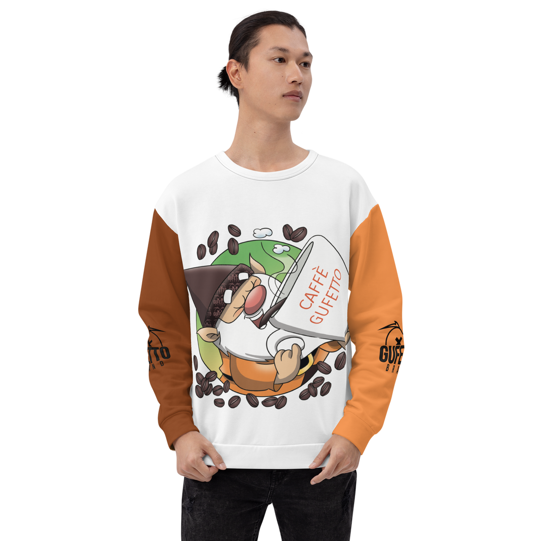 Felpa unisex Uomo/Donna CAFFEOLO 2 - Gufetto Brand