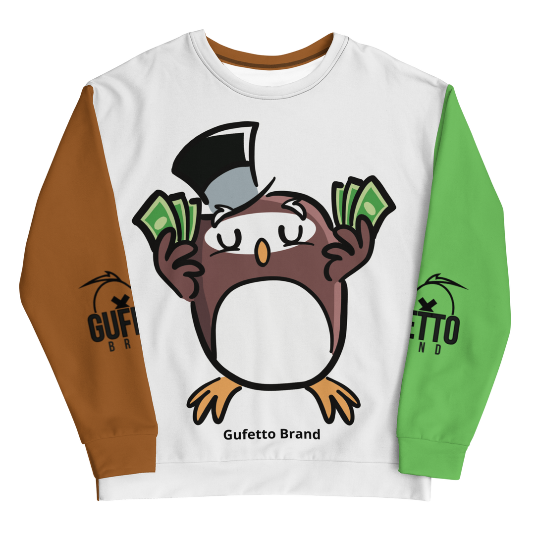 Felpa unisex Uomo/Donna GUFETTO SOLDI - Gufetto Brand