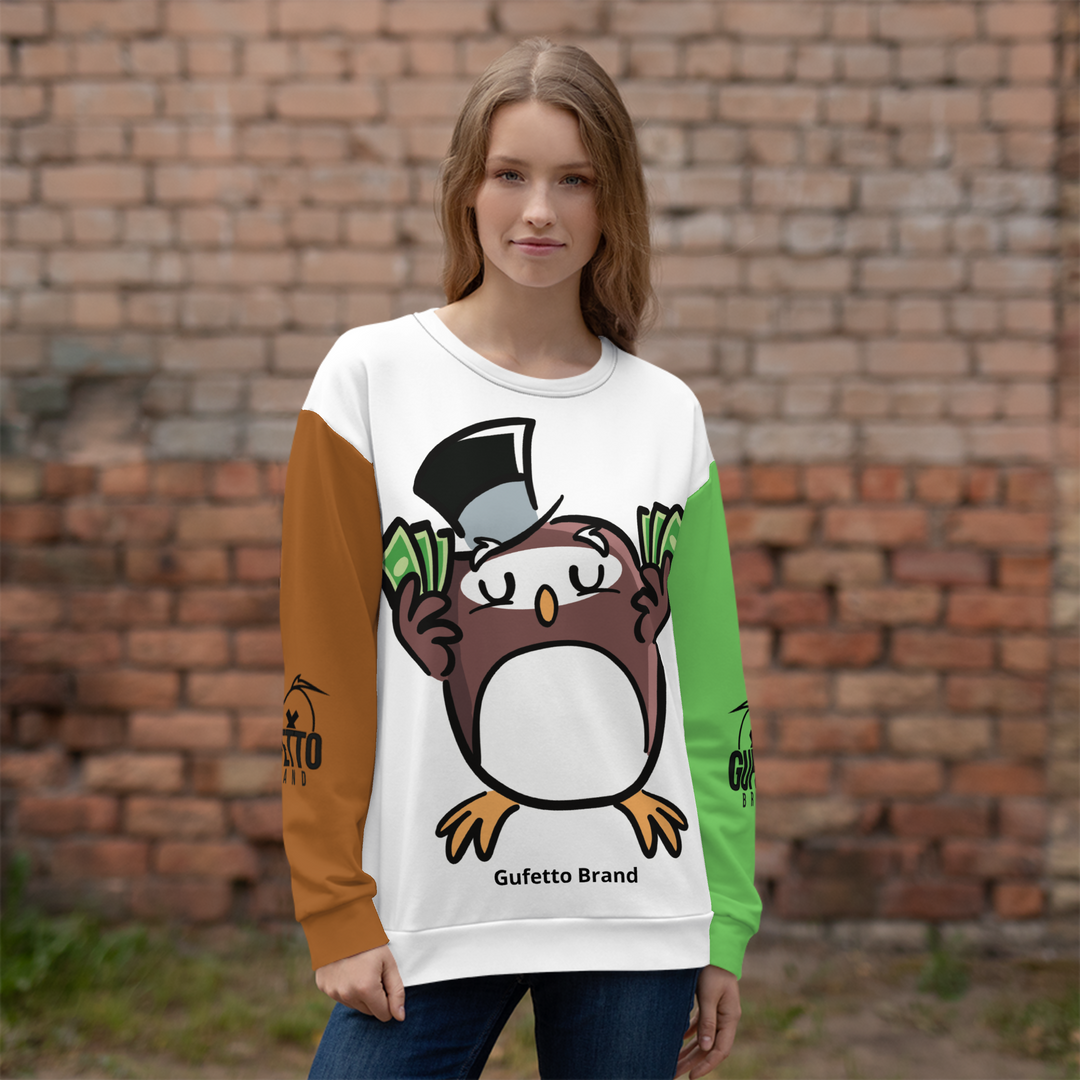 Felpa unisex Uomo/Donna GUFETTO SOLDI - Gufetto Brand
