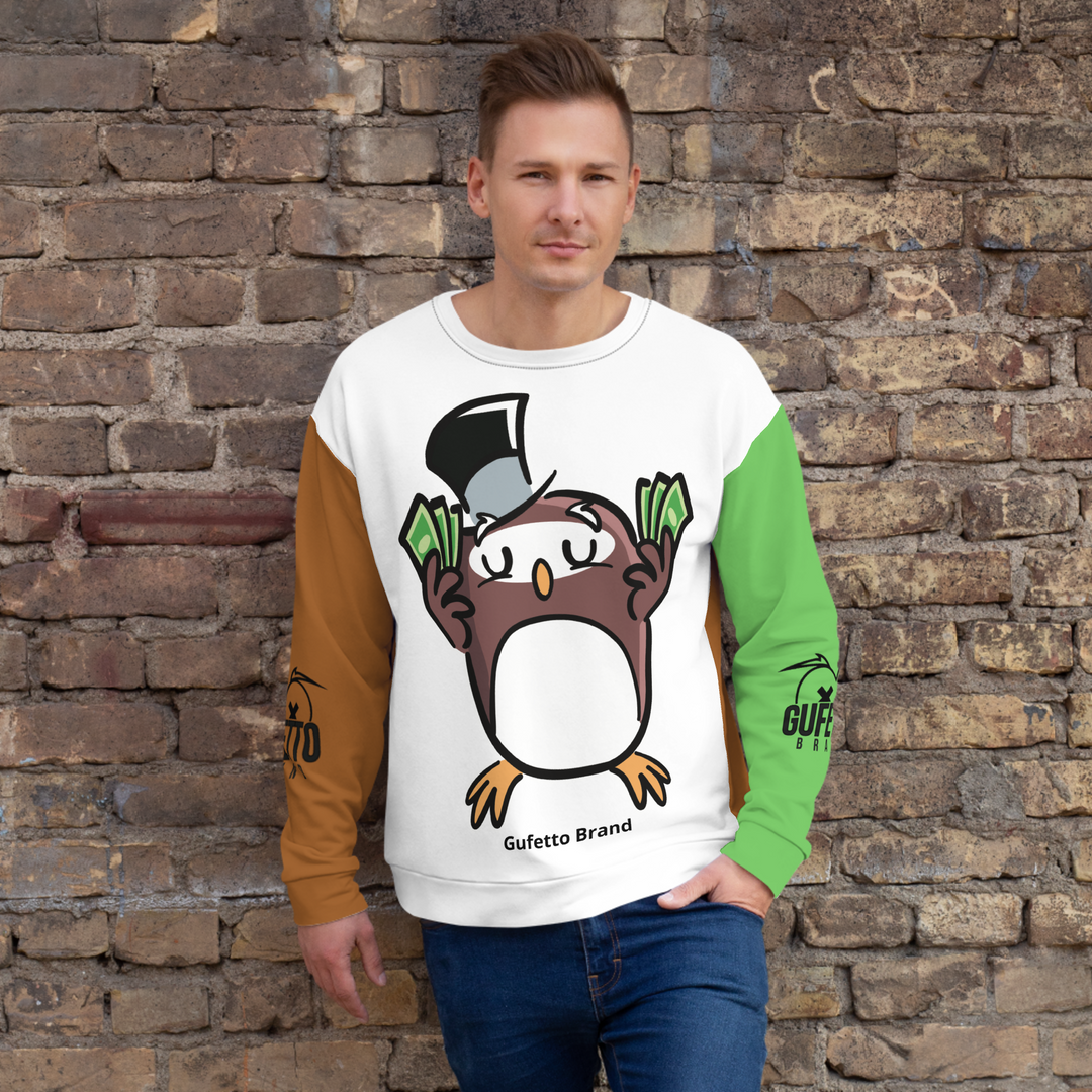 Felpa unisex Uomo/Donna GUFETTO SOLDI - Gufetto Brand