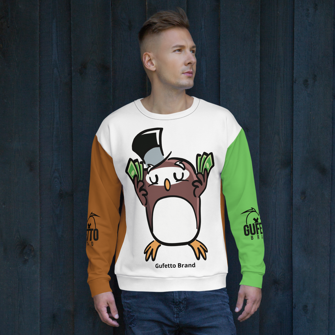 Felpa unisex Uomo/Donna GUFETTO SOLDI - Gufetto Brand