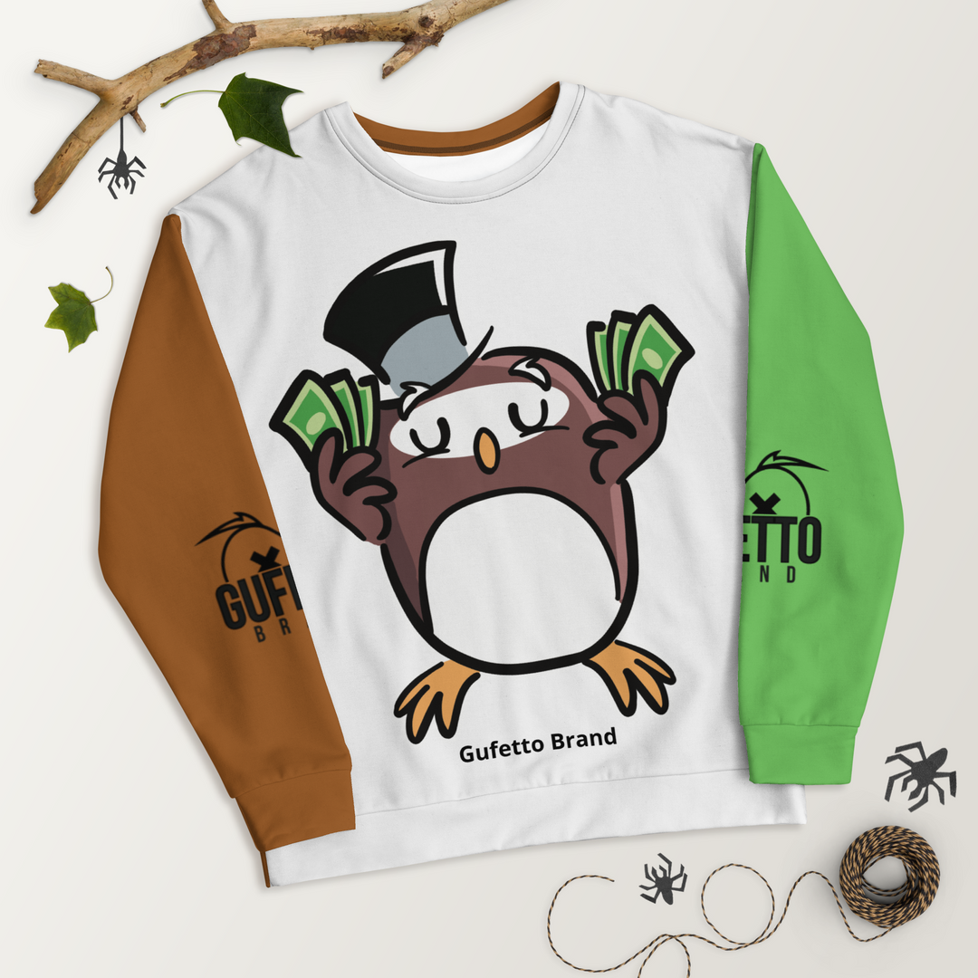 Felpa unisex Uomo/Donna GUFETTO SOLDI - Gufetto Brand