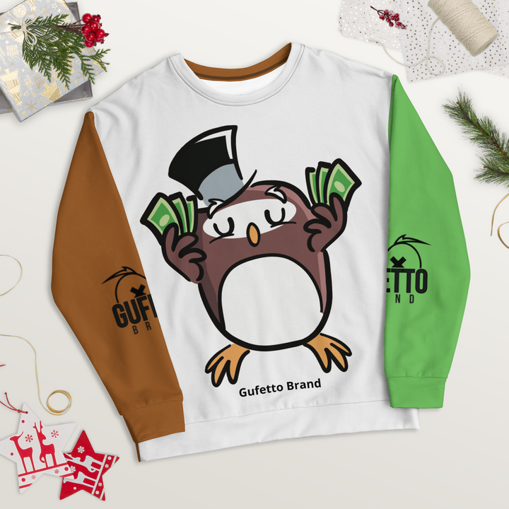 Felpa unisex Uomo/Donna GUFETTO SOLDI - Gufetto Brand