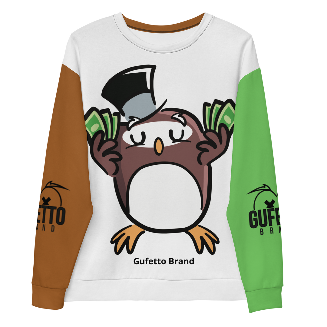 Felpa unisex Uomo/Donna GUFETTO SOLDI - Gufetto Brand