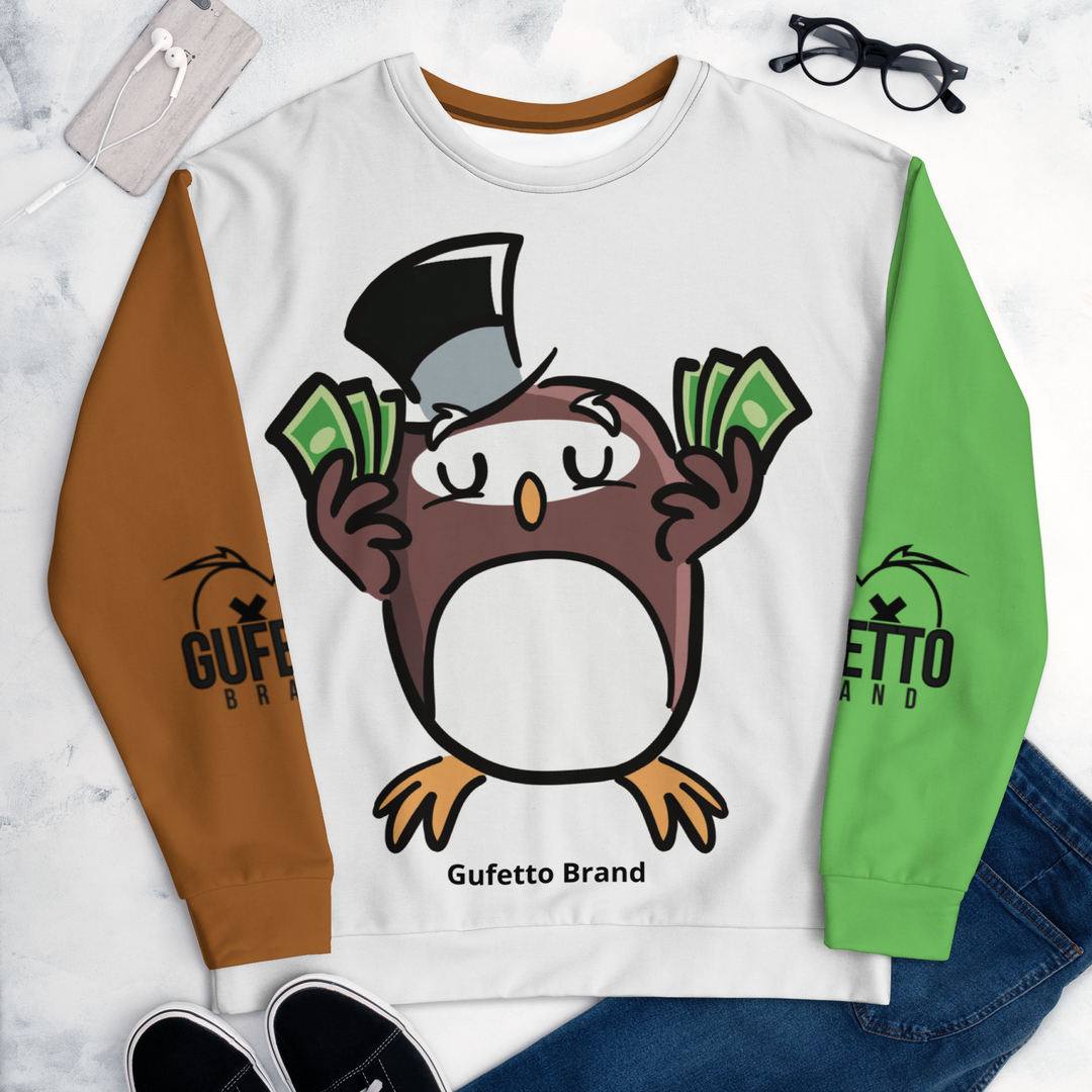 Felpa unisex Uomo/Donna GUFETTO SOLDI - Gufetto Brand