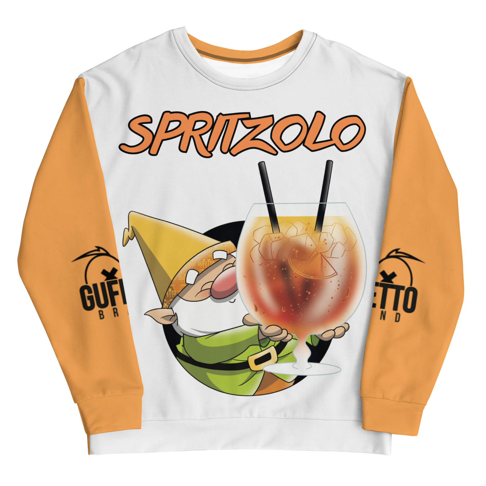 Felpa unisex Uomo/Donna SPRITZOLO NEW - Gufetto Brand