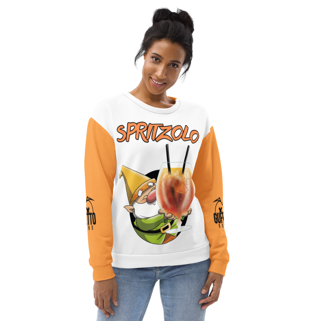 Felpa unisex Uomo/Donna SPRITZOLO NEW - Gufetto Brand