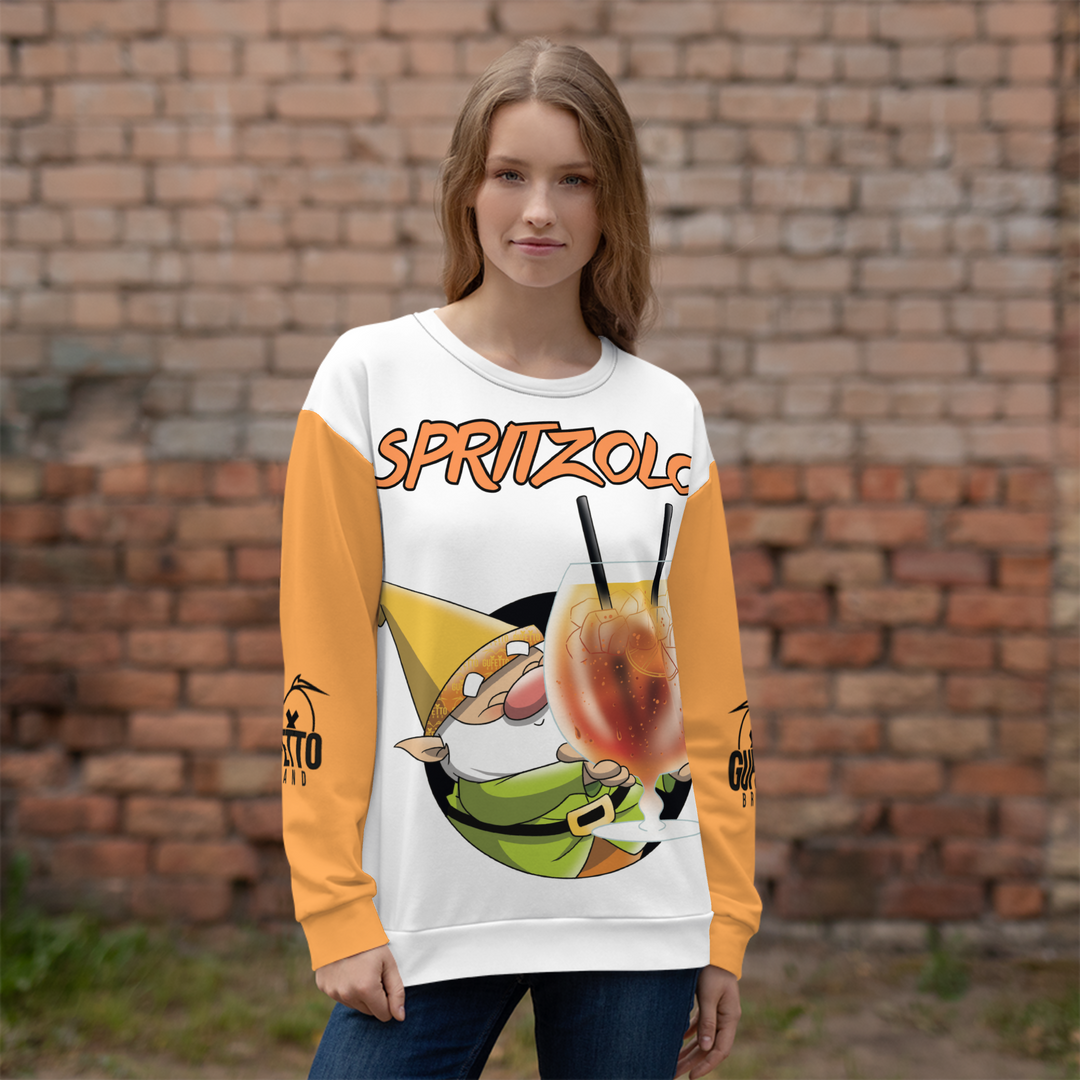 Felpa unisex Uomo/Donna SPRITZOLO NEW - Gufetto Brand