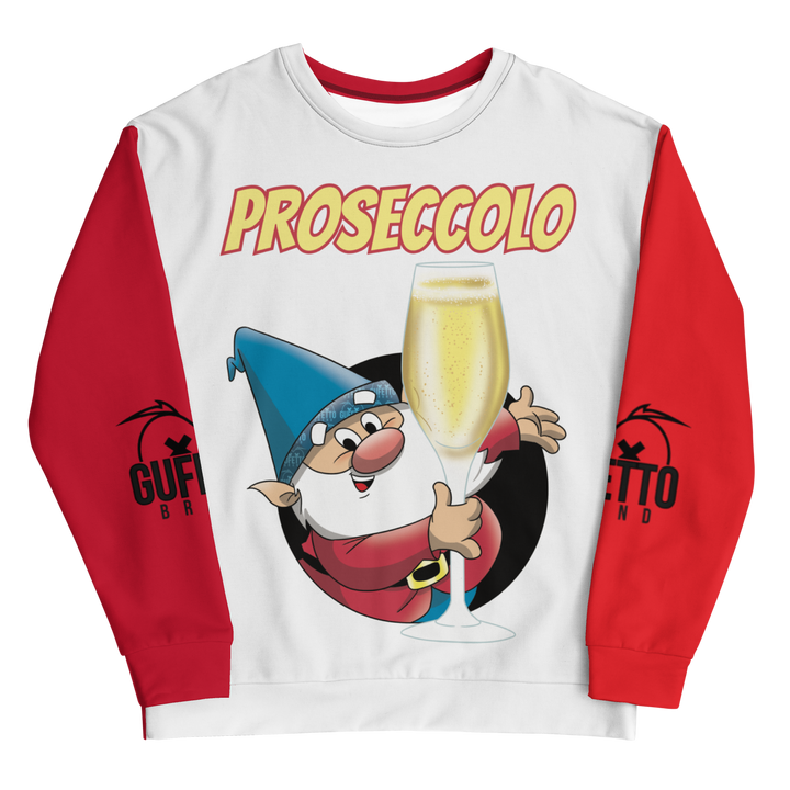 Felpa unisex Uomo/Donna PROSECCOLO NEW - Gufetto Brand