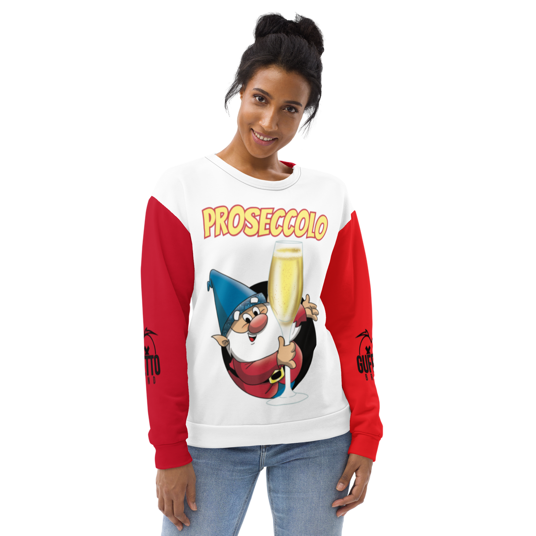 Felpa unisex Uomo/Donna PROSECCOLO NEW - Gufetto Brand