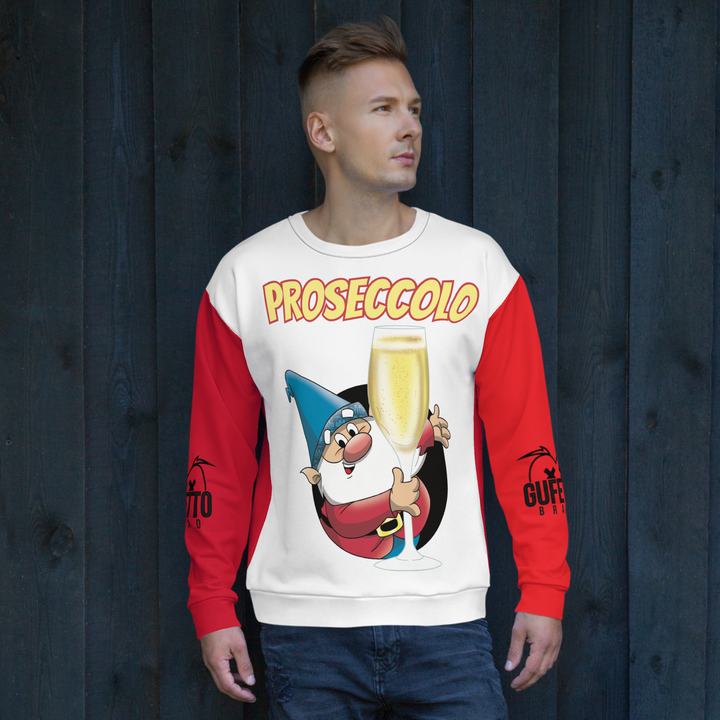 Felpa unisex Uomo/Donna PROSECCOLO NEW - Gufetto Brand
