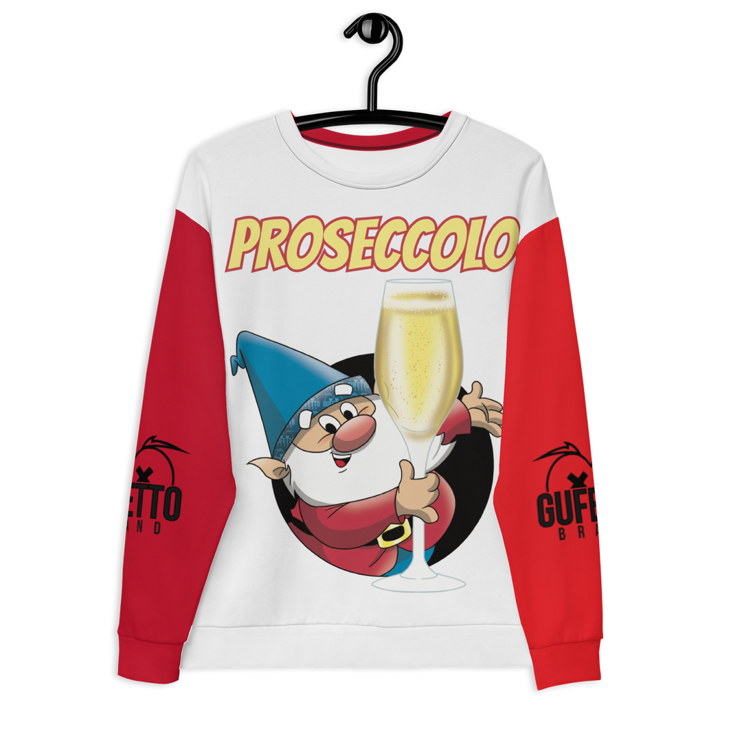Felpa unisex Uomo/Donna PROSECCOLO NEW - Gufetto Brand