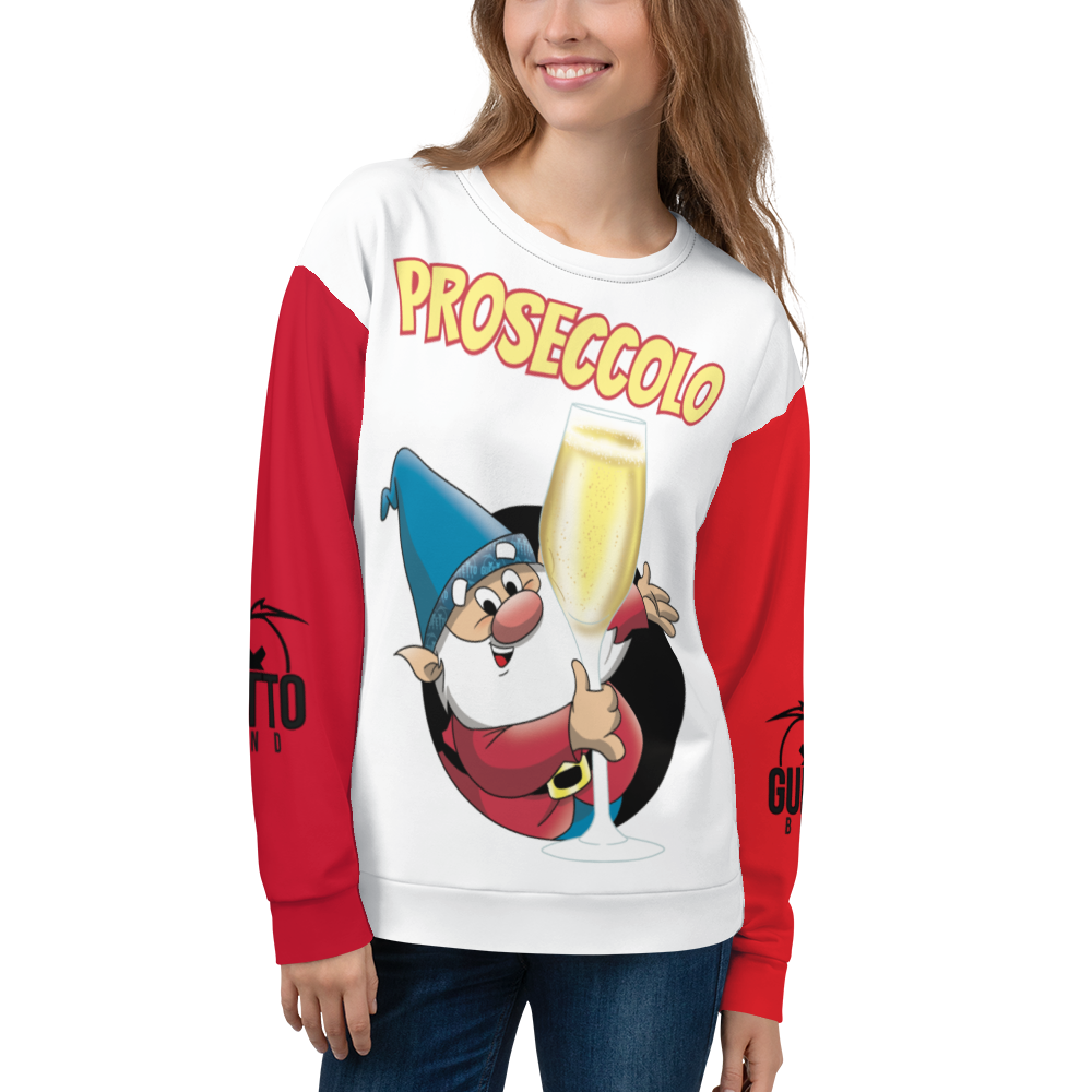 Felpa unisex Uomo/Donna PROSECCOLO NEW - Gufetto Brand