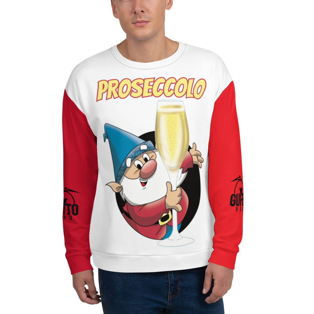 Felpa unisex Uomo/Donna PROSECCOLO NEW - Gufetto Brand