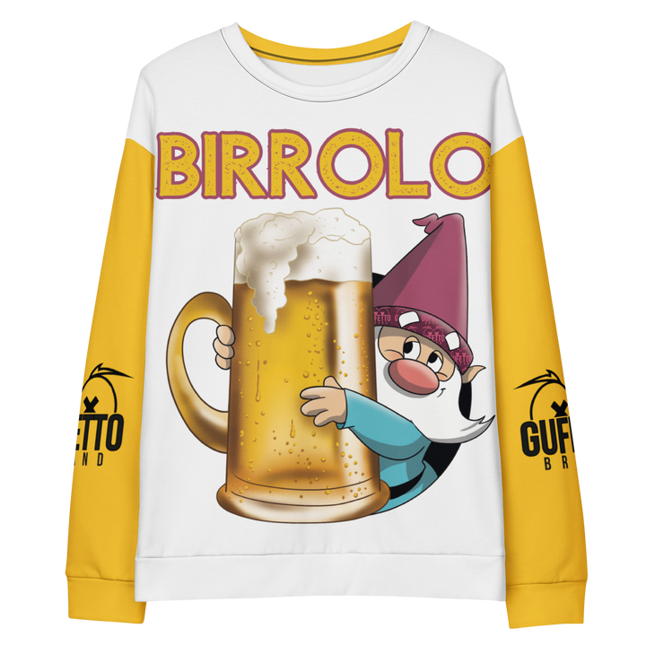 Felpa unisex Uomo/Donna BIRROLO NEW - Gufetto Brand