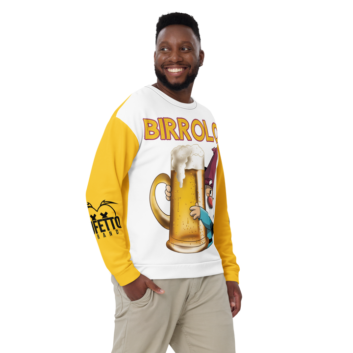 Felpa unisex Uomo/Donna BIRROLO NEW - Gufetto Brand