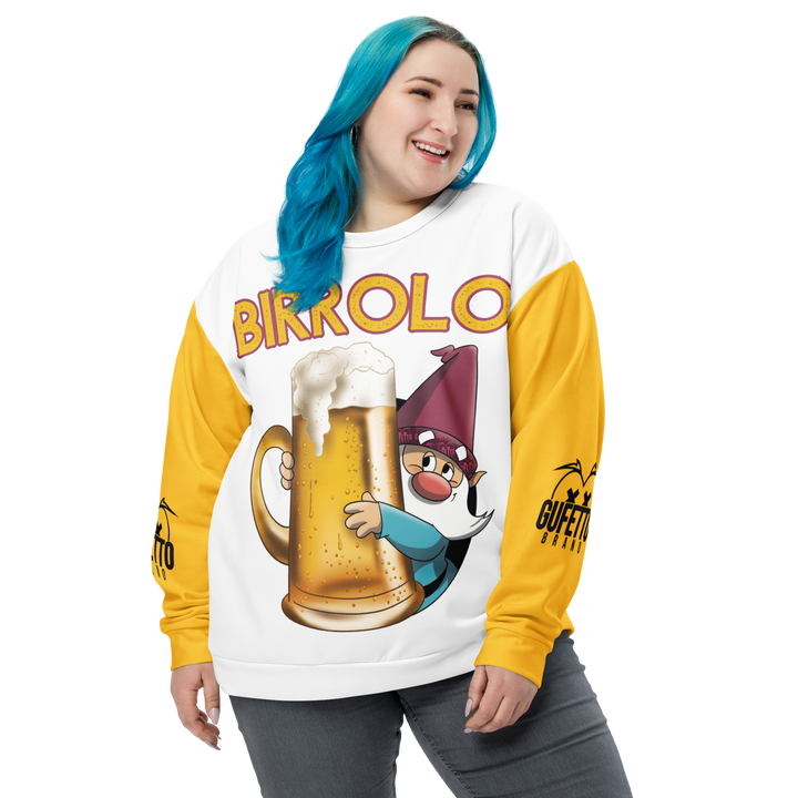 Felpa unisex Uomo/Donna BIRROLO NEW - Gufetto Brand