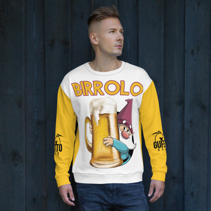 Felpa unisex Uomo/Donna BIRROLO NEW - Gufetto Brand