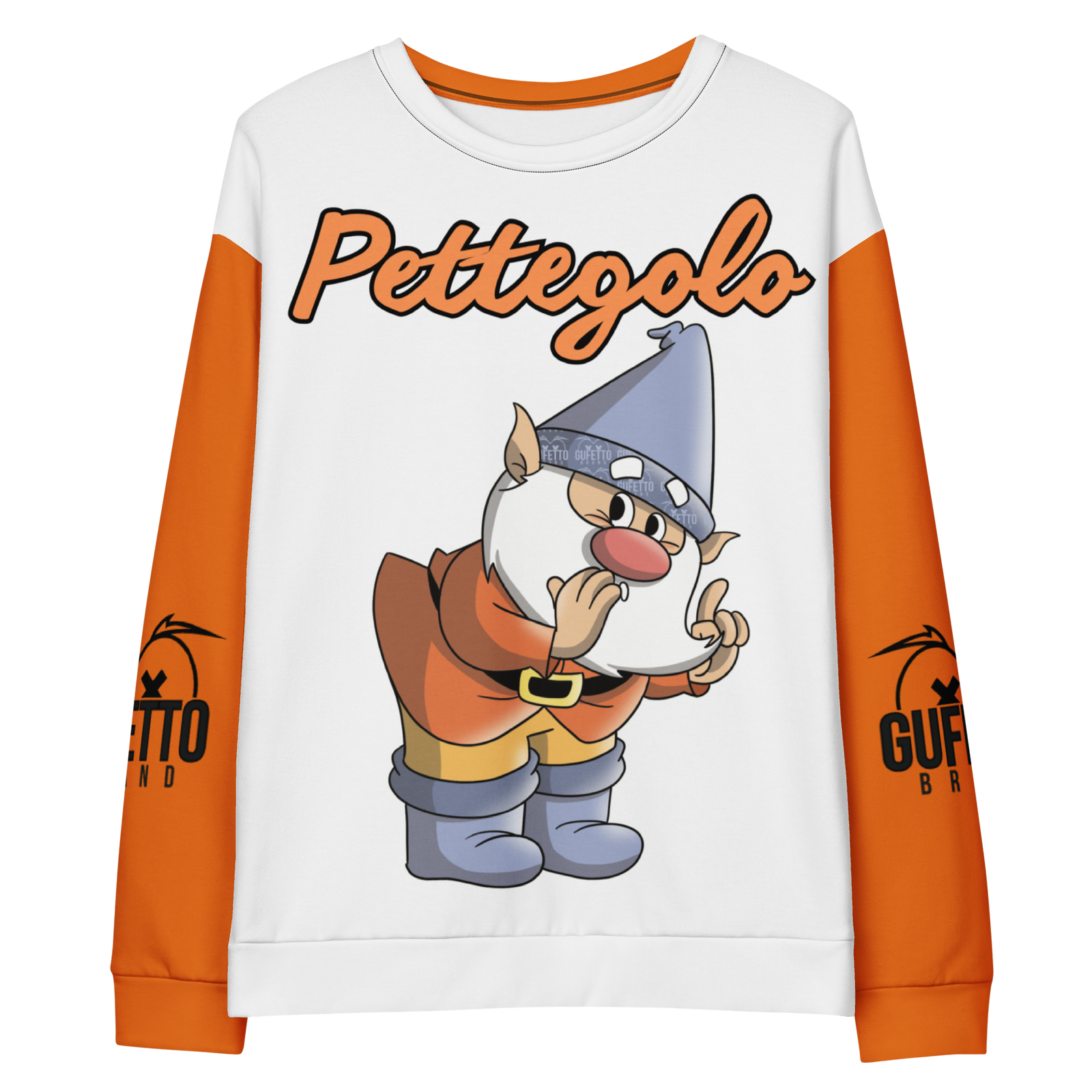 Felpa unisex Uomo/Donna PETTEGOLO - Gufetto Brand