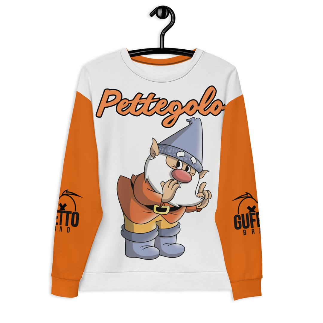 Felpa unisex Uomo/Donna PETTEGOLO - Gufetto Brand