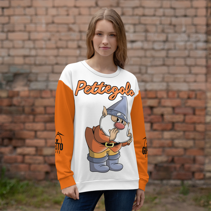 Felpa unisex Uomo/Donna PETTEGOLO - Gufetto Brand