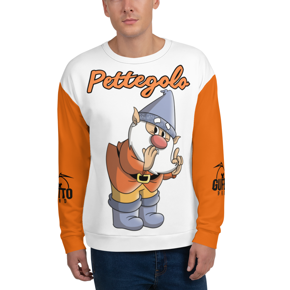 Felpa unisex Uomo/Donna PETTEGOLO - Gufetto Brand