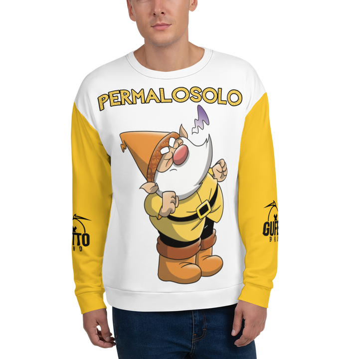Felpa unisex Uomo/Donna PERMALOSOLO - Gufetto Brand