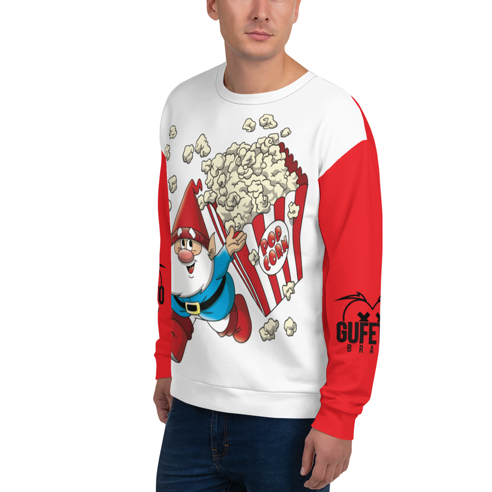 Felpa unisex Uomo/Donna POPCORNOLO - Gufetto Brand