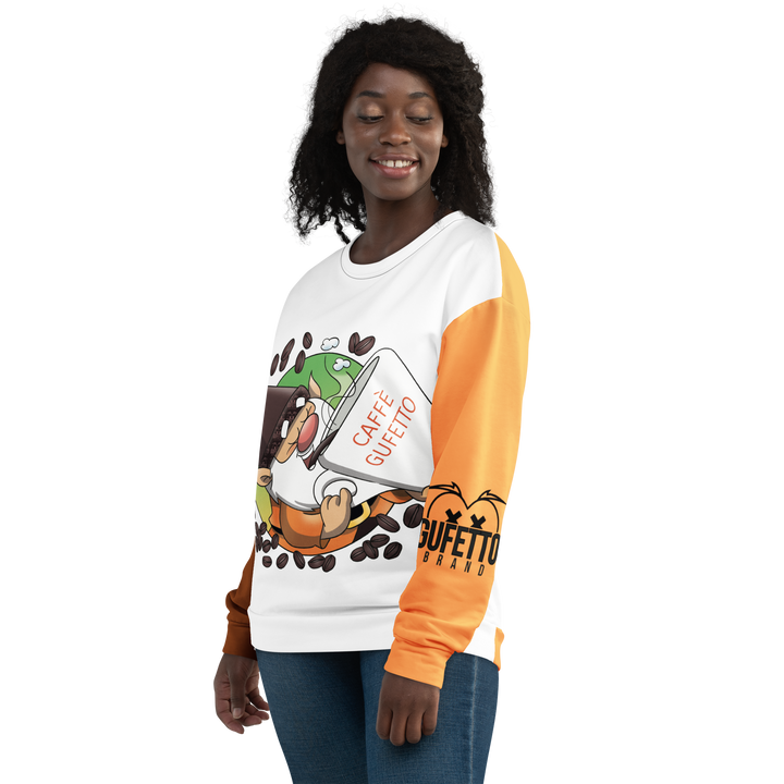Felpa unisex Uomo/Donna CAFFEOLO 2 - Gufetto Brand