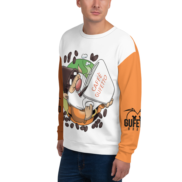 Felpa unisex Uomo/Donna CAFFEOLO 2 - Gufetto Brand