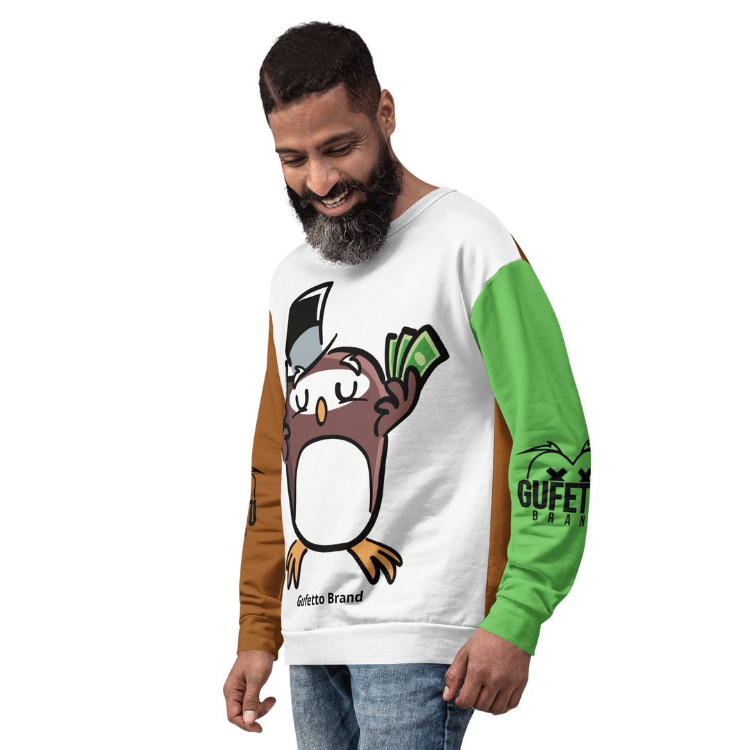 Felpa unisex Uomo/Donna GUFETTO SOLDI - Gufetto Brand