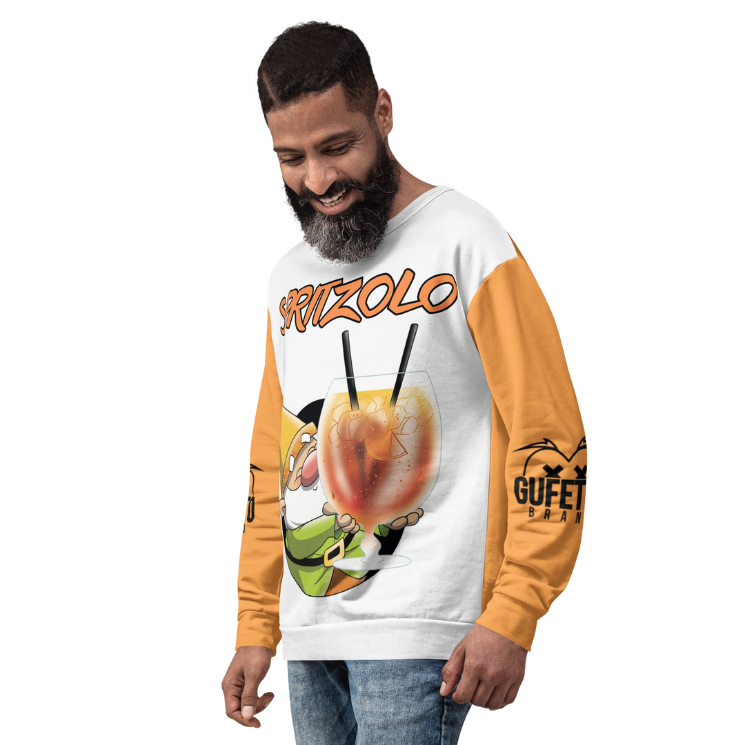 Felpa unisex Uomo/Donna SPRITZOLO NEW - Gufetto Brand