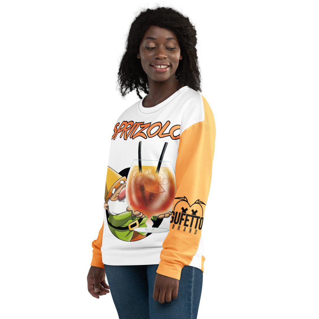 Felpa unisex Uomo/Donna SPRITZOLO NEW - Gufetto Brand