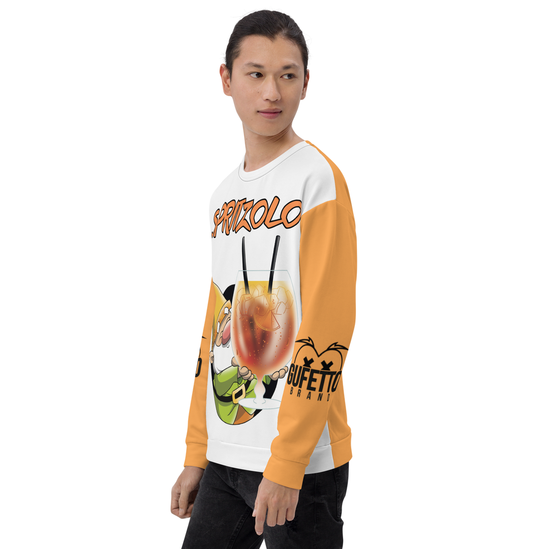 Felpa unisex Uomo/Donna SPRITZOLO NEW - Gufetto Brand