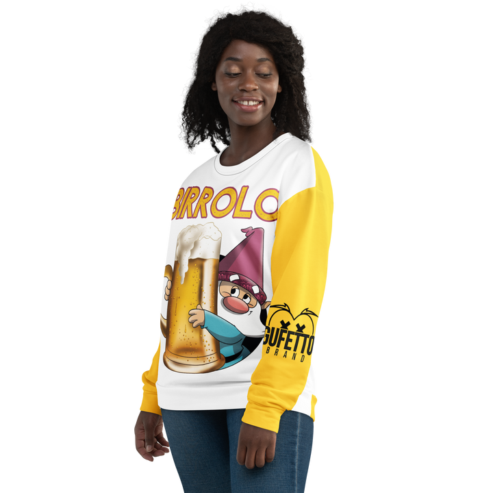 Felpa unisex Uomo/Donna BIRROLO NEW - Gufetto Brand
