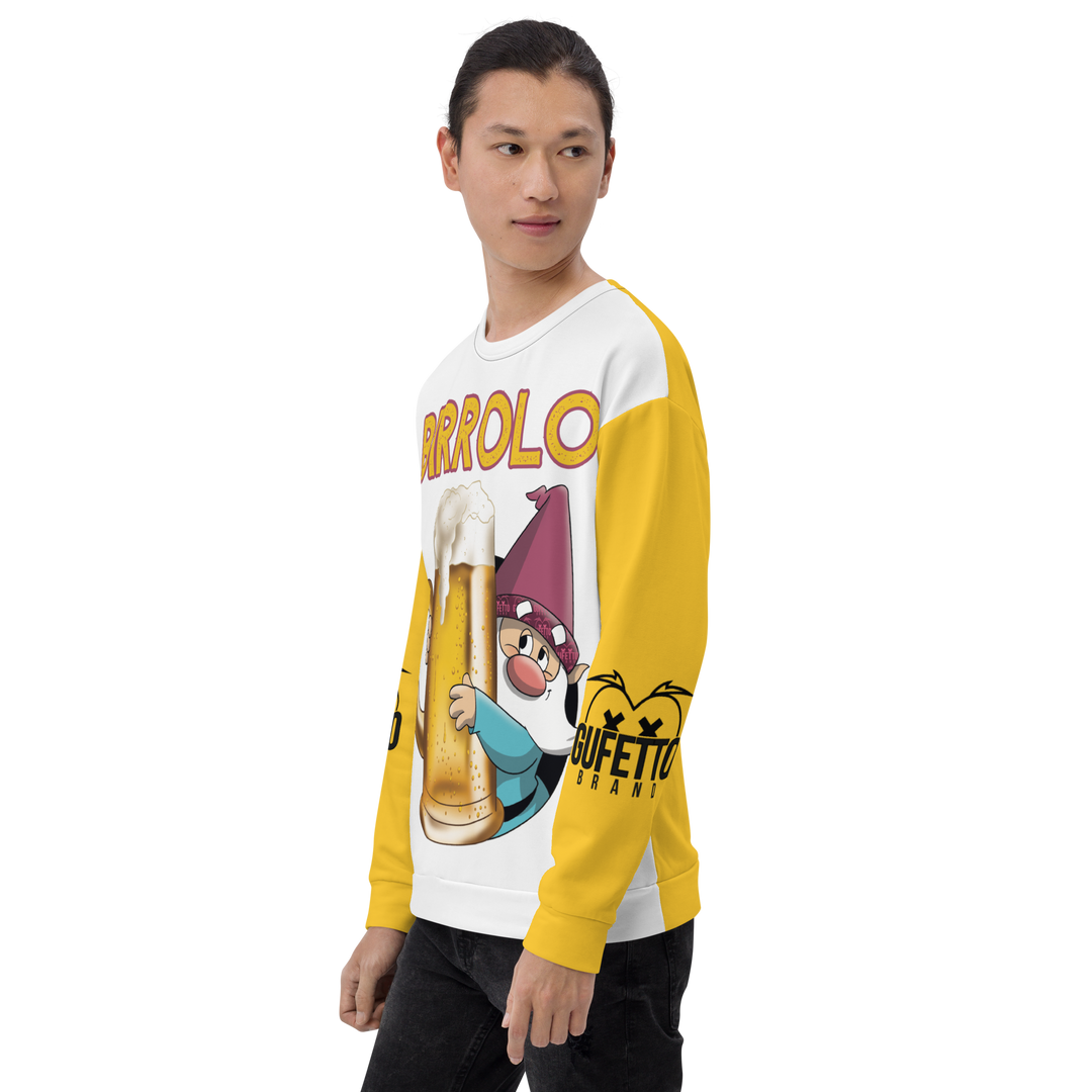 Felpa unisex Uomo/Donna BIRROLO NEW - Gufetto Brand