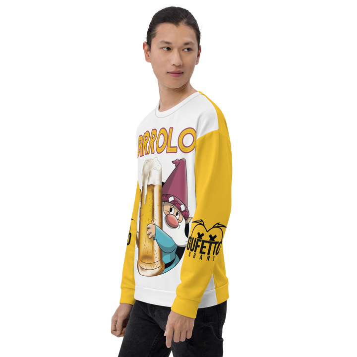 Felpa unisex Uomo/Donna BIRROLO NEW - Gufetto Brand