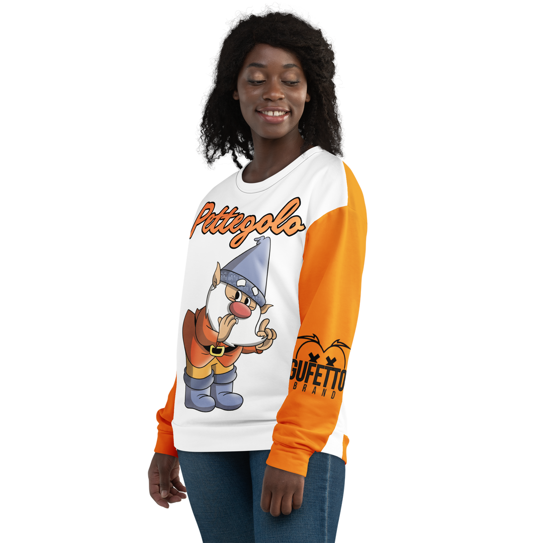 Felpa unisex Uomo/Donna PETTEGOLO - Gufetto Brand