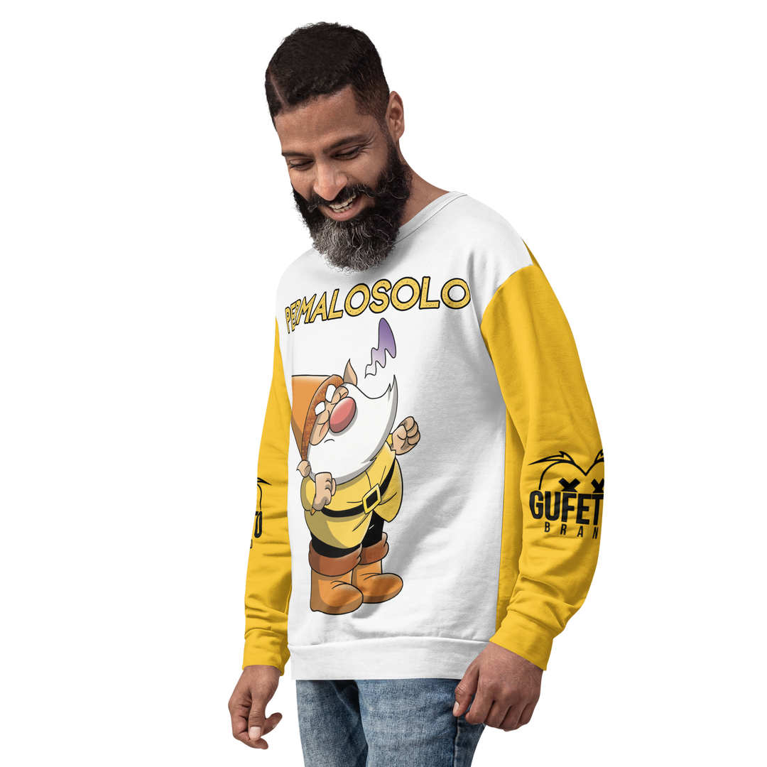 Felpa unisex Uomo/Donna PERMALOSOLO - Gufetto Brand