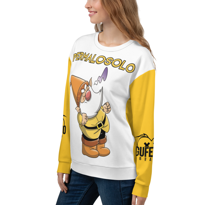Felpa unisex Uomo/Donna PERMALOSOLO - Gufetto Brand