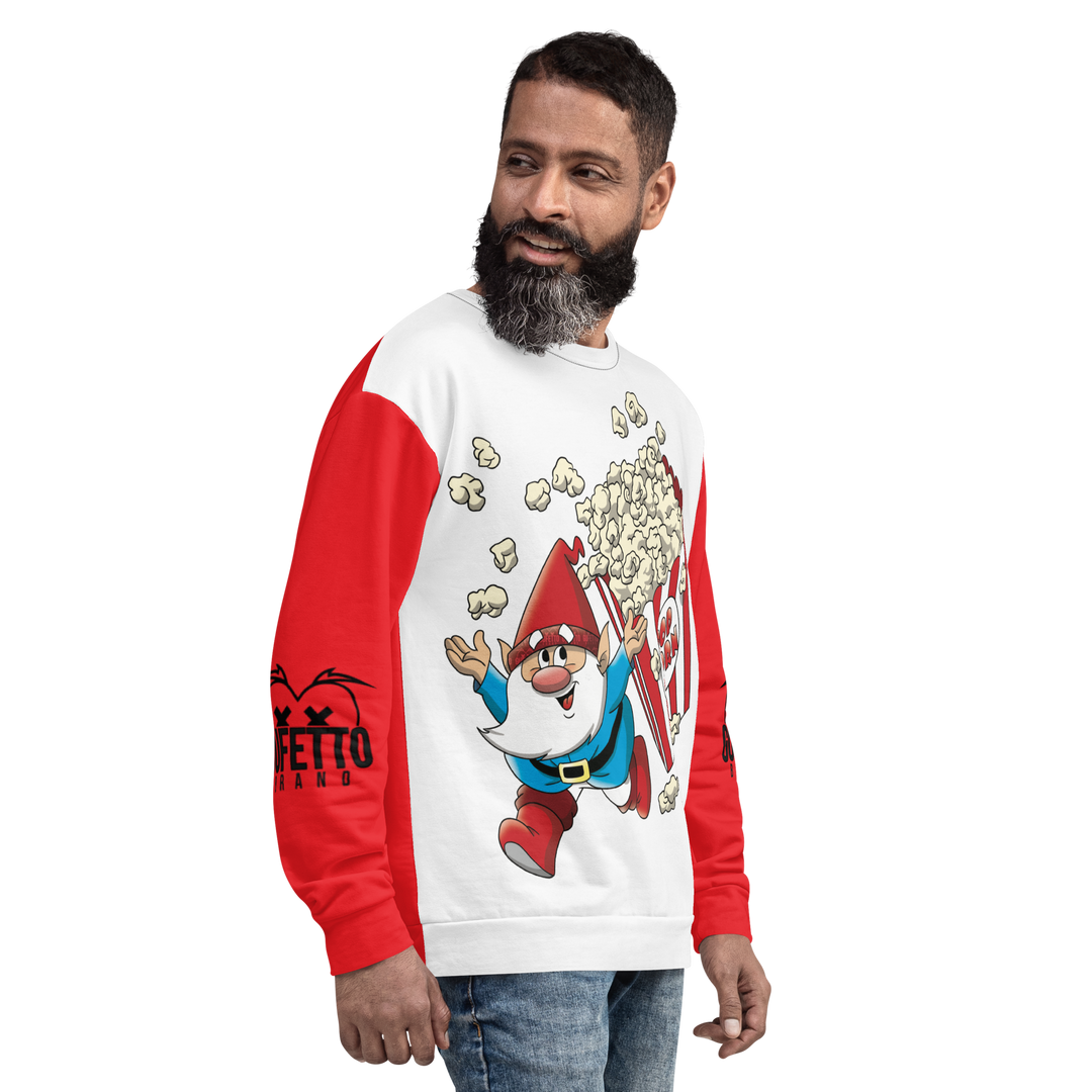 Felpa unisex Uomo/Donna POPCORNOLO - Gufetto Brand