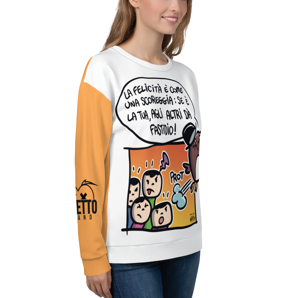 Felpa unisex Uomo/Donna SCOREGGIA - Gufetto Brand