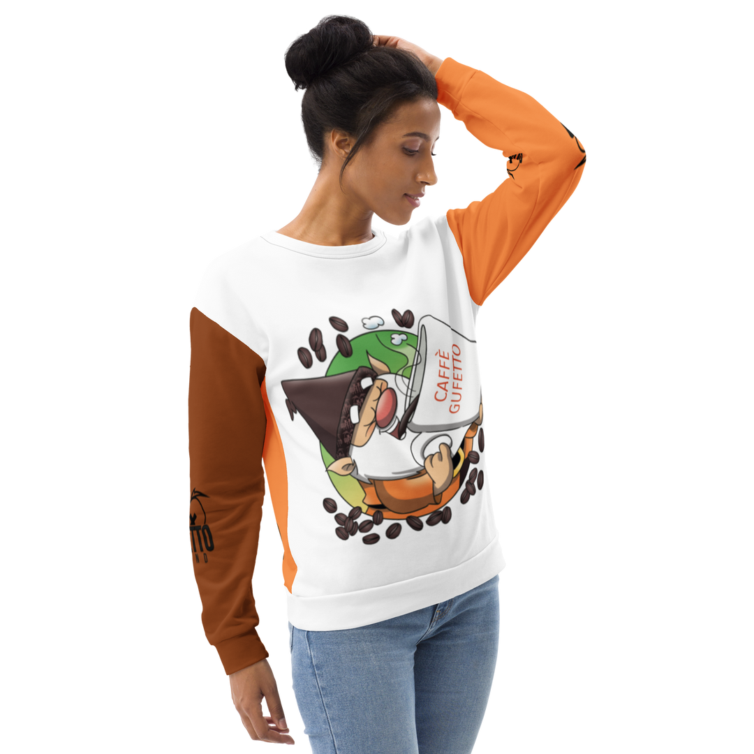 Felpa unisex Uomo/Donna CAFFEOLO 2 - Gufetto Brand